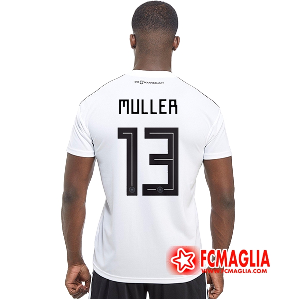 Prima Maglia Germania (MULLER 13) Calcio 2018 2019