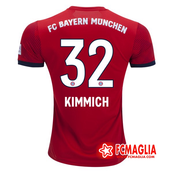 Gara Maglia Calcio Bayern Monaco (32 KIMMICH) Prima 18/19