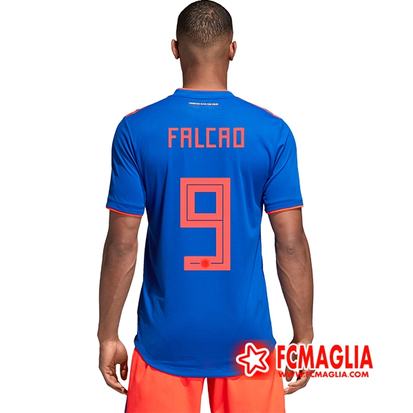 Seconda Maglia Colombia (Falcao 9) Calcio 2018 2019