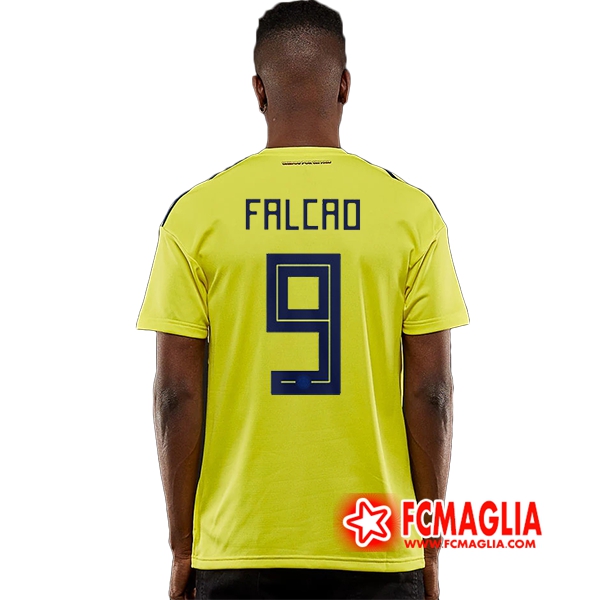 Prima Maglia Colombia (Falcao 9) Calcio 2018 2019
