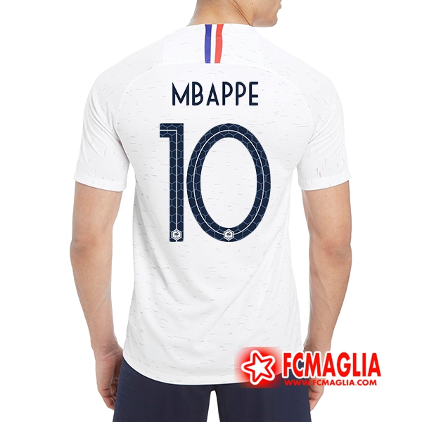 Seconda Maglia Francia (Mbappe 10) Calcio 2018 2019