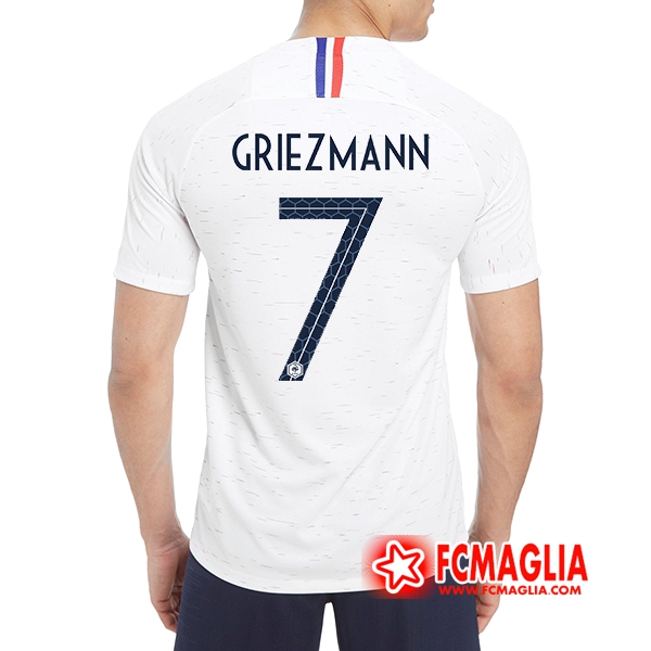 Seconda Maglia Francia (Griezmann 7) Calcio 2018 2019