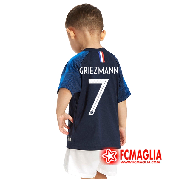 Maglia calcio Francia Bambino (Griezmann 7) Prima 18/19