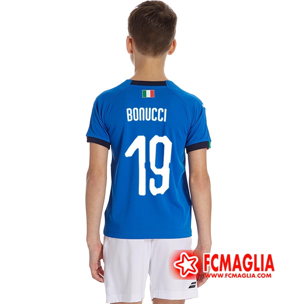 Maglia calcio Italia Bambino (BONUCCI 19) Prima 18/19