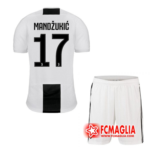 Prima Maglia Juventus (MANDZUKIC 17) Bambino 18/19