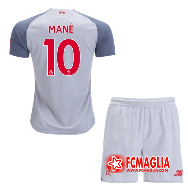 Terza Maglia FC Liverpool (Mane 10) Bambino 18/19