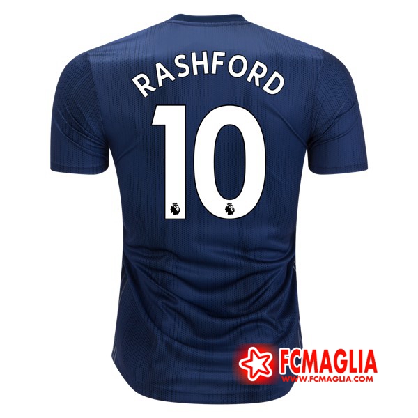 Gara Maglia Calcio Manchester United (10 Rashford) Terza 18/19
