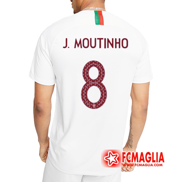 Seconda Maglia Portogallo (J.Moutinho 8) Calcio 2018 2019