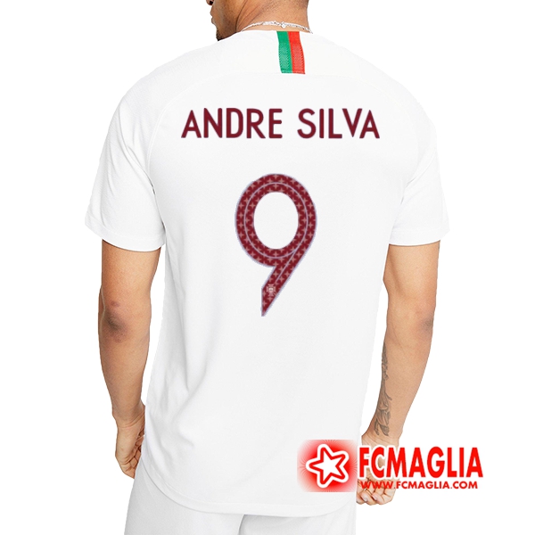 Seconda Maglia Portogallo (Andre Silva 9) Calcio 2018 2019