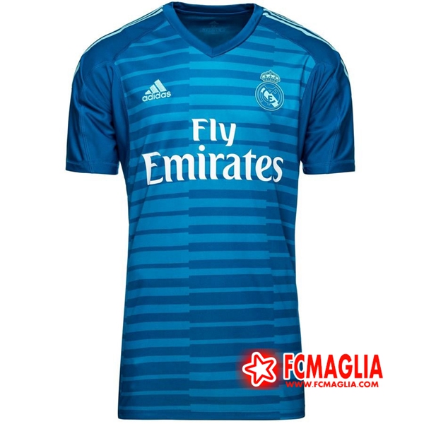 Maglie Portiere Real Madrid Blu 18/19