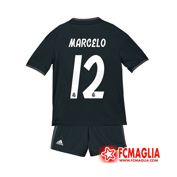 Seconda Maglia Real Madrid (12 MARCELO) Bambino 18/19