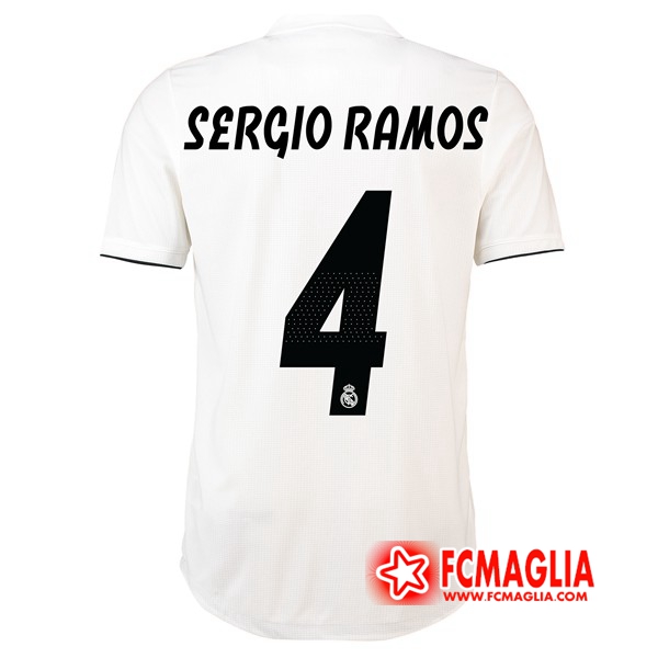 Gara Maglia Calcio Real Madrid (SERGIO RAMOS 4) Prima 18/19