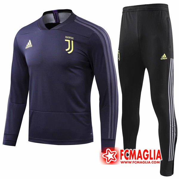 Tuta Allenamento Juventus Blu scuro 18/19 - Felpa + Pantaloni