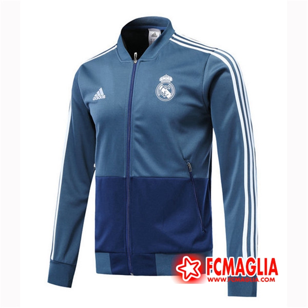 Giacca Calcio Real Madrid Blu scuro 18/19