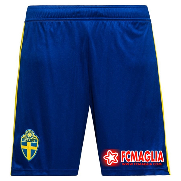 Pantaloncini Calcio Svezia Blu 18/19 Prima