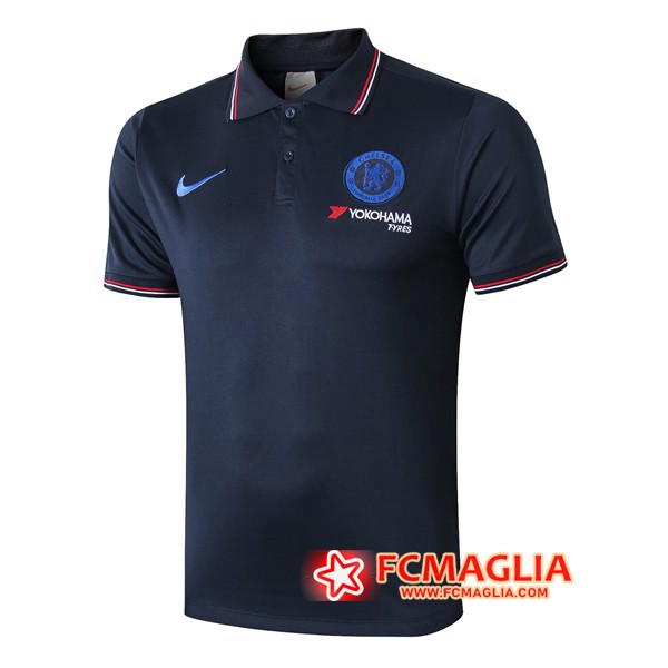 Maglia Polo FC Chelsea Blu Reale 19/20