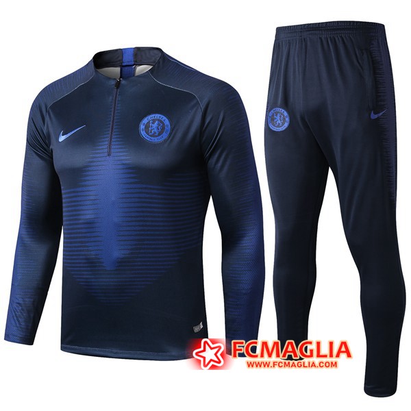 Tuta Allenamento FC Chelsea Blu Reale 19/20 + Pantaloni