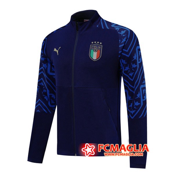 Giacca Calcio Italia Blu Reale -2 19/20