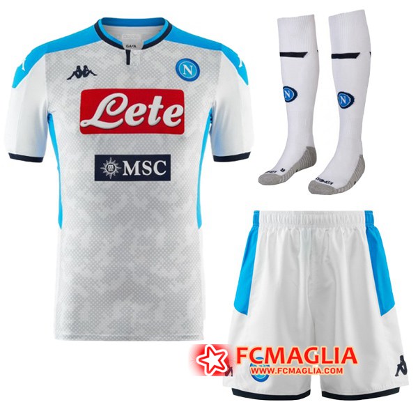 Kit Maglia Calcio SSC Napoli Terza + Calzettoni 19/20