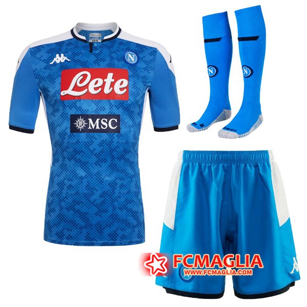 Kit Maglia Calcio SSC Napoli Prima + Calzettoni 19/20