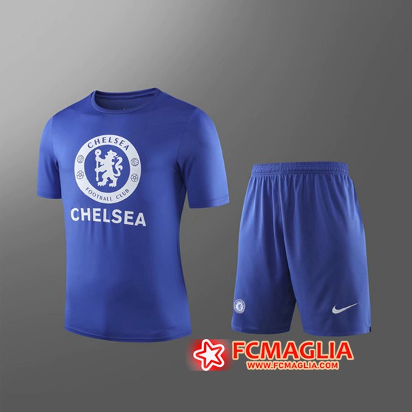 Kit Maglia FC Chelsea + Shorts Bambino Blu 19/20