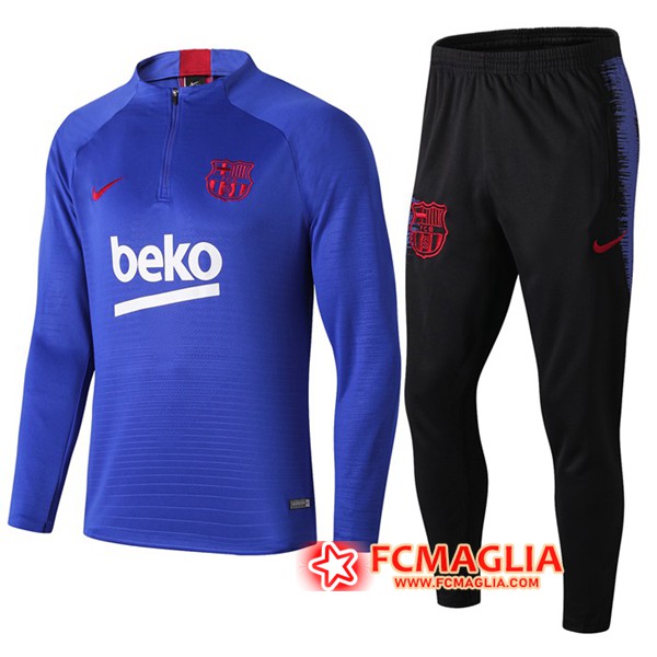 Tuta Allenamento FC Barcellona Beko Blu 19/20 + Pantaloni