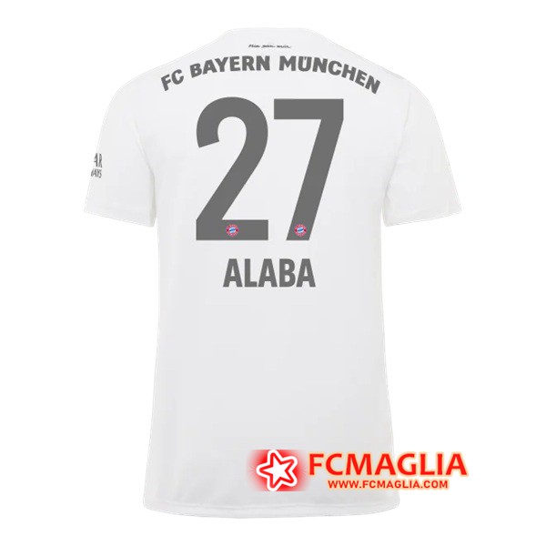 Maglia Calcio Bayern Monaco (ALABA 27) Seconda 2019/20 | Venduto a ...