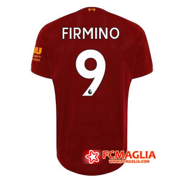Maglia Calcio FC Liverpool (FIRMINO 9) Prima 19/20