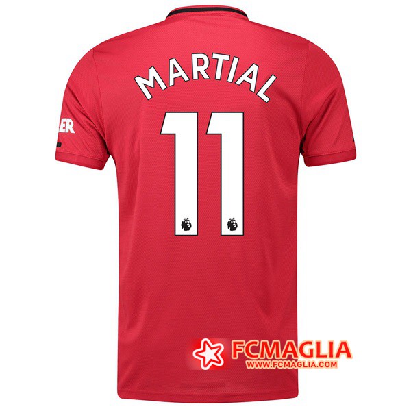 Maglia Calcio Manchester United (MARTIAL 11) Prima 19/20