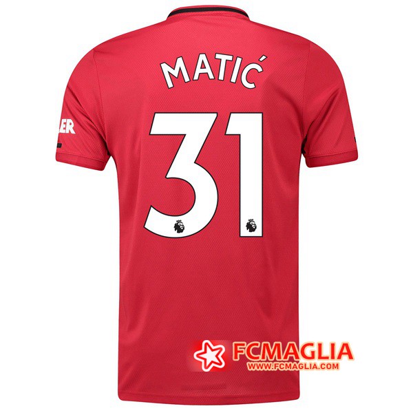 Maglia Calcio Manchester United (MATIC 31) Prima 19/20