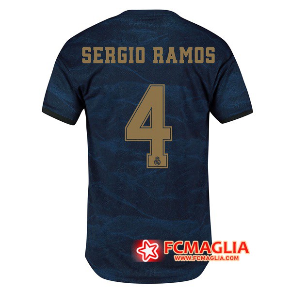 Maglia Calcio Real Madrid (SERGIO RAMOS 4) Seconda 19/20