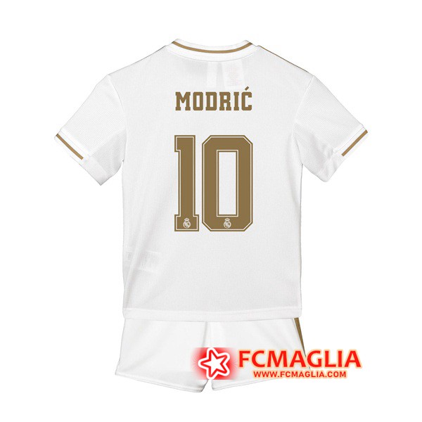 Maglia Calcio Real Madrid (MODRIC 10) Bambino Prima 19/20