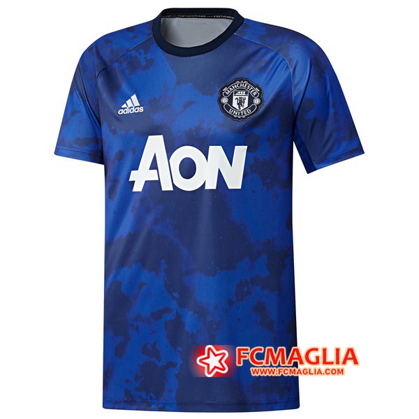 T Shirt Allenamento Manchester United Blue 19/20