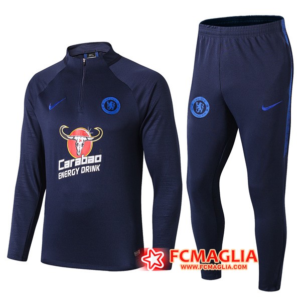 Tuta Allenamento FC Chelsea Blu Scuro 19/20 + Pantaloni