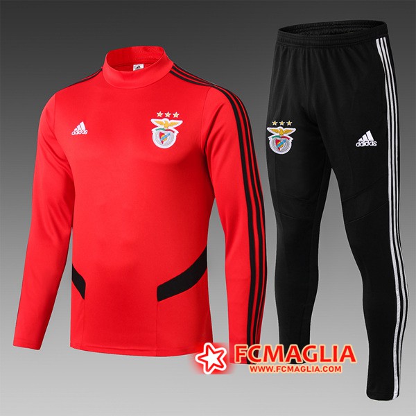 Tuta Allenamento Benfica Bambino Rosso 19/20 - Felpa + Pantaloni