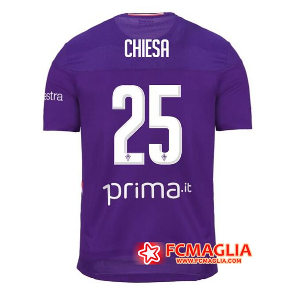 Maglia Calcio ACF Fiorentina (CHIESA 25) Prima 19/20