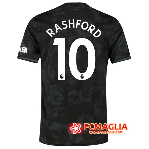 Maglia Calcio Manchester United (Rashford 10) Terza 19/20