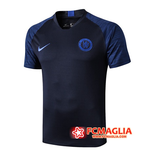 T Shirt Allenamento FC Chelsea Blu Scuro 19/20