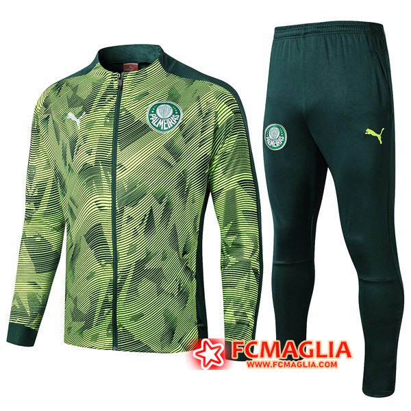 Tuta Allenamento Palmeiras Verde 19/20 Giacca + Pantaloni