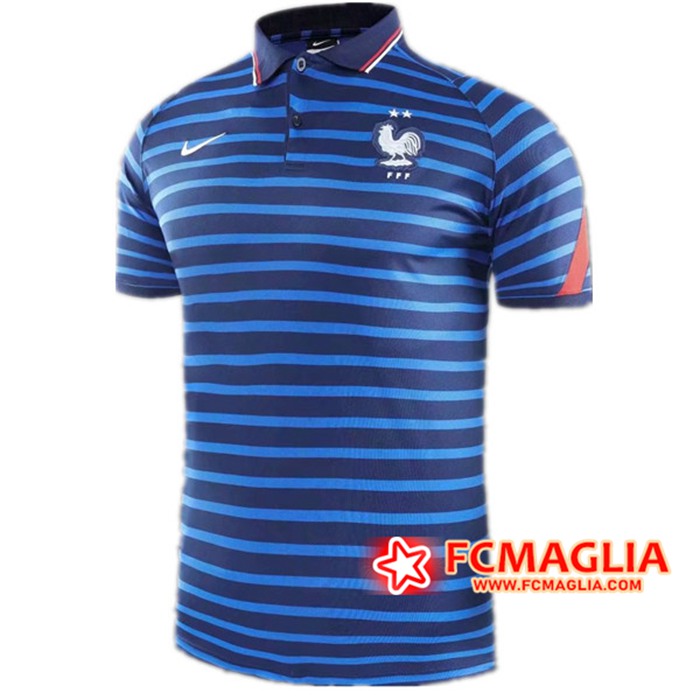 Maglia Polo Francia Blu 2020/2021