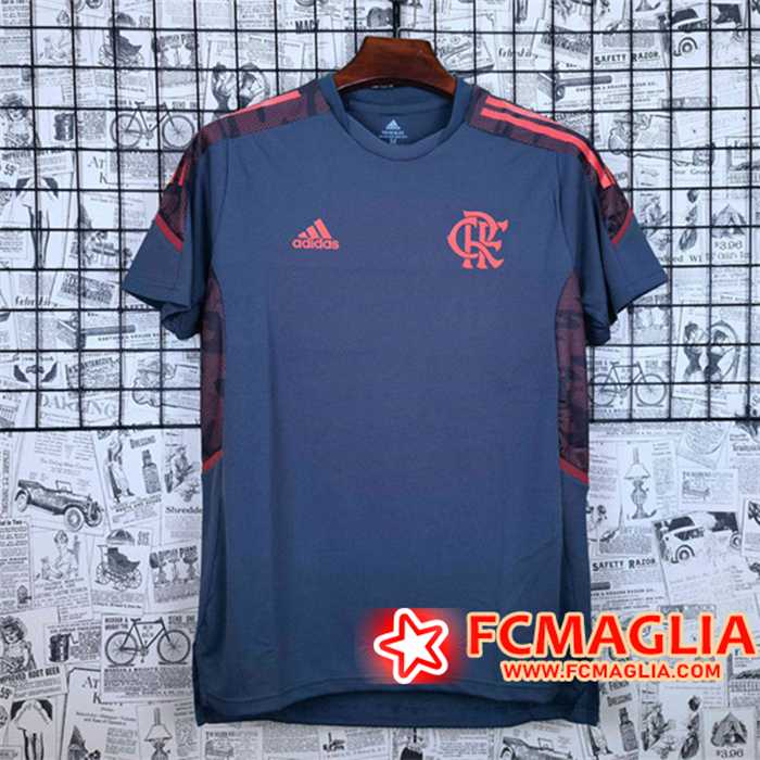 T Shirt Allenamento Flamengo Grigio 2021/2022