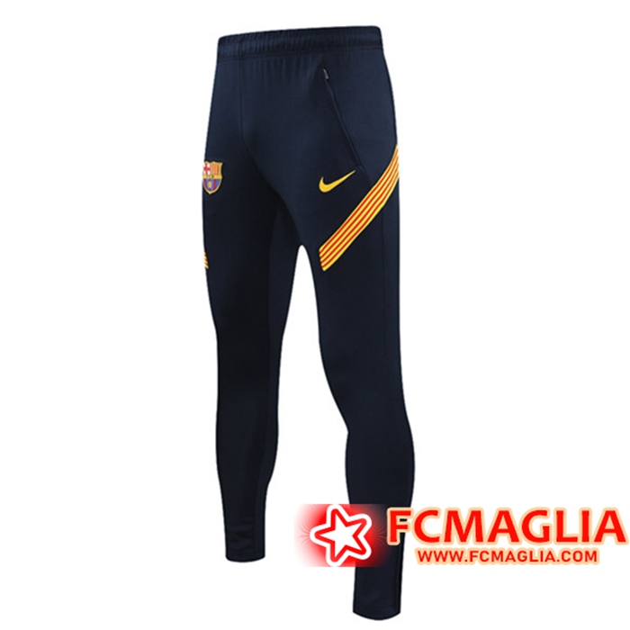 Pantaloni Da Training FC Barcellona Blu Navy/Giallo 2021/2022