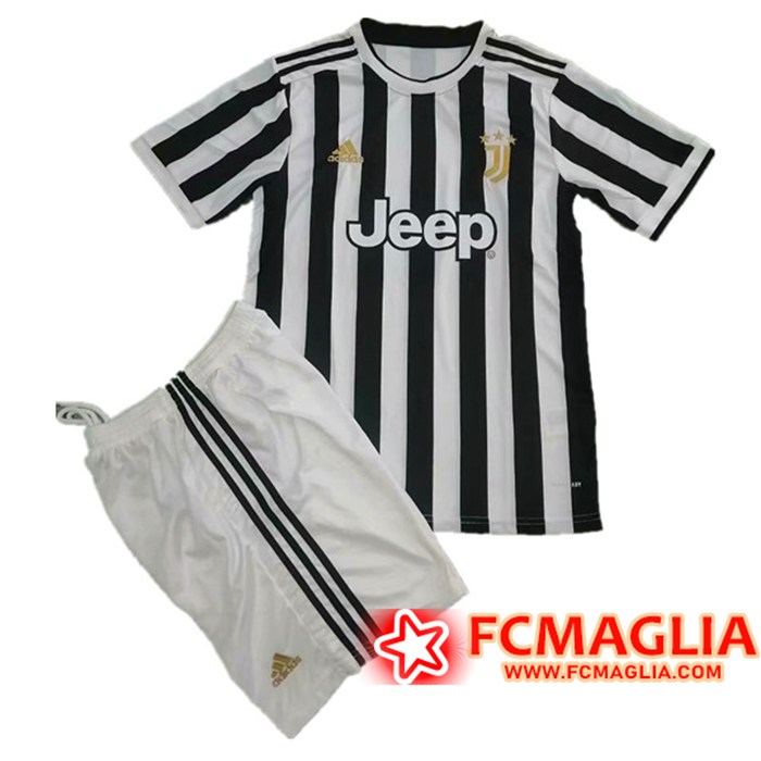 Maglie Calcio Juventus Bambino Prima 2021/2022 Outlet
