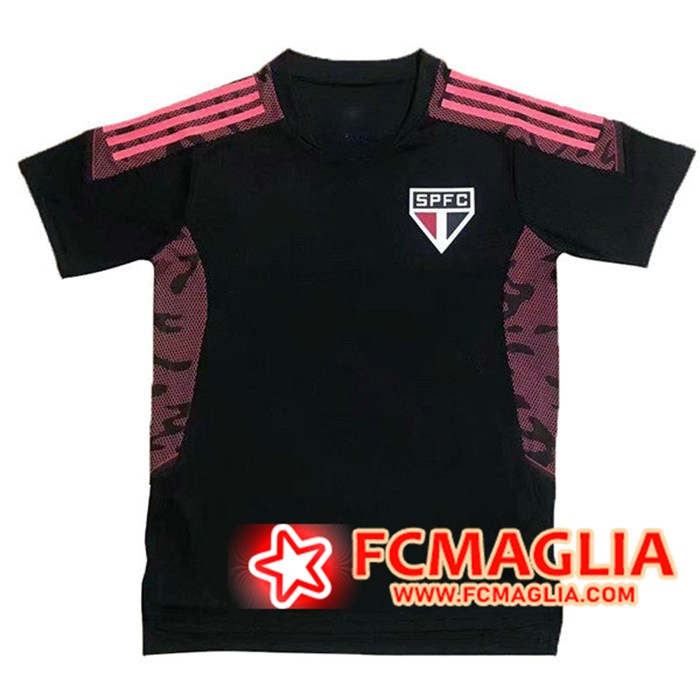 T Shirt Allenamento Sao Paulo FC Rosso/Blu 2021/2022