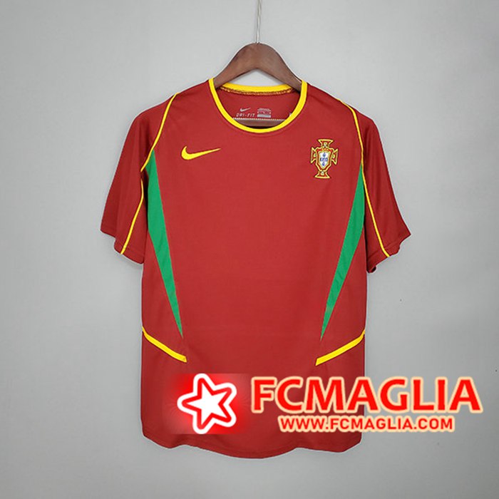 Maglie Calcio Portogallo Retro Prima 2002
