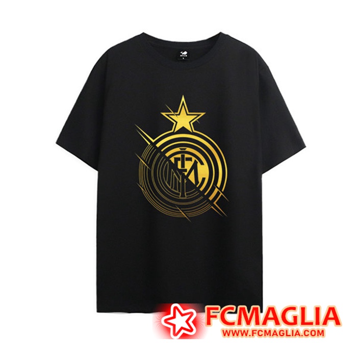 T Shirt Allenamento Inter Milan Nero 2122