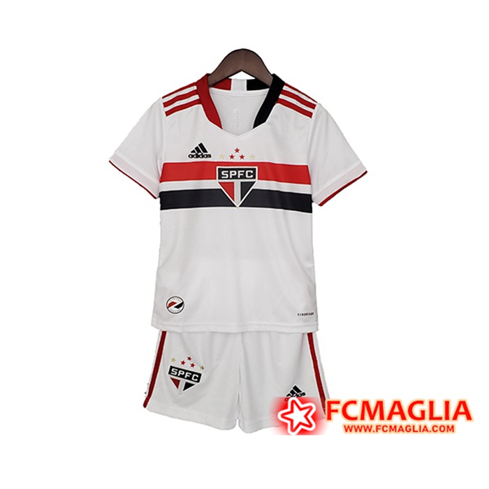 Maglie Calcio Sao Paulo Bambino Prima 2021/2022