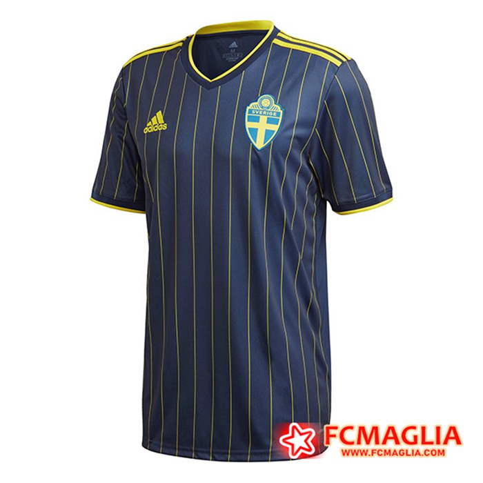 Kit Maglia Calcio Svezia Prima (Pantaloncini Calzettoni) UEFA Euro ...