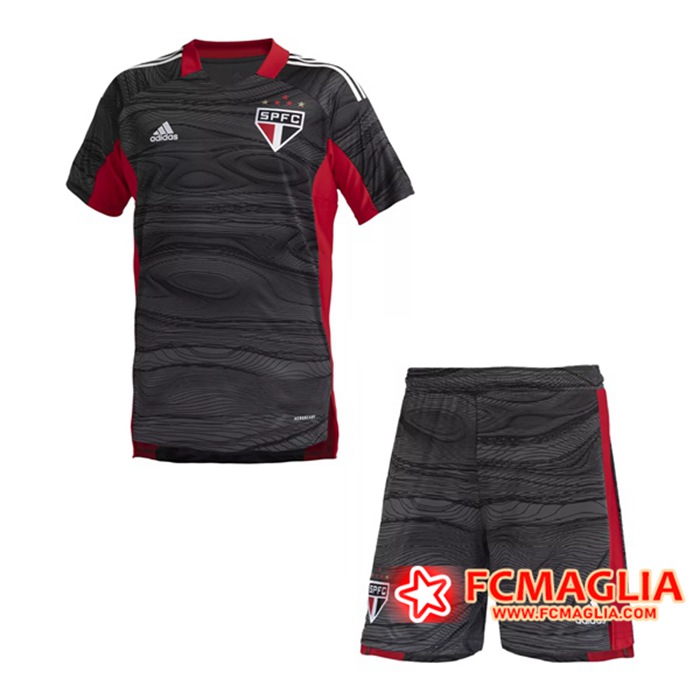Le Nuove Maglie Calcio Sao Paulo FC Portiere Bambino 2021/2022 Prezzo