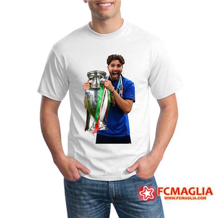 T-Shirts Italia UEFA Euro 2020 Champions Bianca - GXHTS13